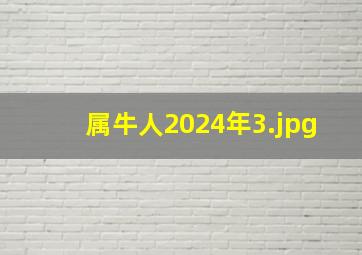 属牛人2024年_3