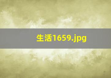 生活1659