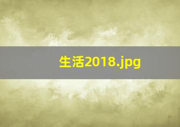 生活2018