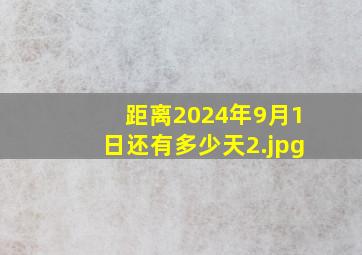 距离2024年9月1日还有多少天_2