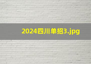 2024四川单招_3